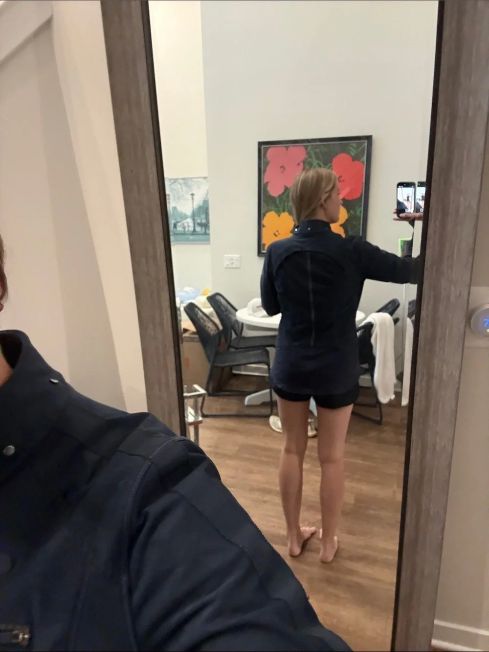 lululemon athletica Navy Lightweight Bomber Jacket